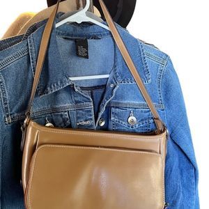 Villager Faux Leather Shoulder bag Tan
